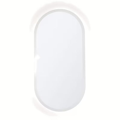 Ovalno LED ogledalo SAT Fusion 54x94 cm z osvetljenim prosojnim okvirjem in senzorskim upravljanjem