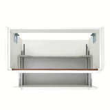 Viseča omarica z umivalnikom SAT Fusion u mat bijeloj izvedbi sa zaobljenim kutovima