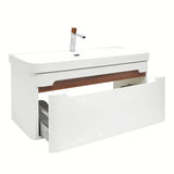 Viseča kopalniška omarica SAT Fusion z umivalnikom u mat bijeloj boji sa zaobljenim kutovima