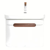 Viseča omarica z umivalnikom SAT Fusion u mat bijeloj izvedbi sa zaobljenim rubovima