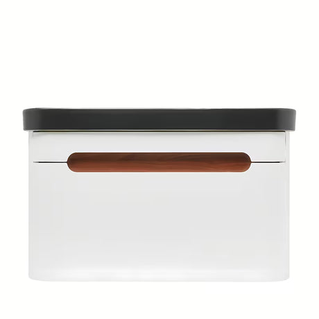 Viseča omarica z umivalnikom SAT Fusion u mat bijeloj boji s mat crnim umivaonikom