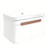 Viseča omarica z umivalnikom SAT Fusion u mat bijeloj boji sa zaobljenim kutovima