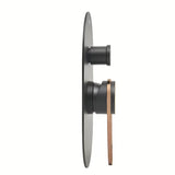 Podometna tuš i armatura za kad SAT Fusion u crno-brončanoj izvedbi s jednoručnim upravljanjem