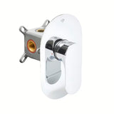 Podometna enoročna armatura za tuš SAT Fusion u kromiranoj izvedbi pro čist minimalistički izgled kupaonice.