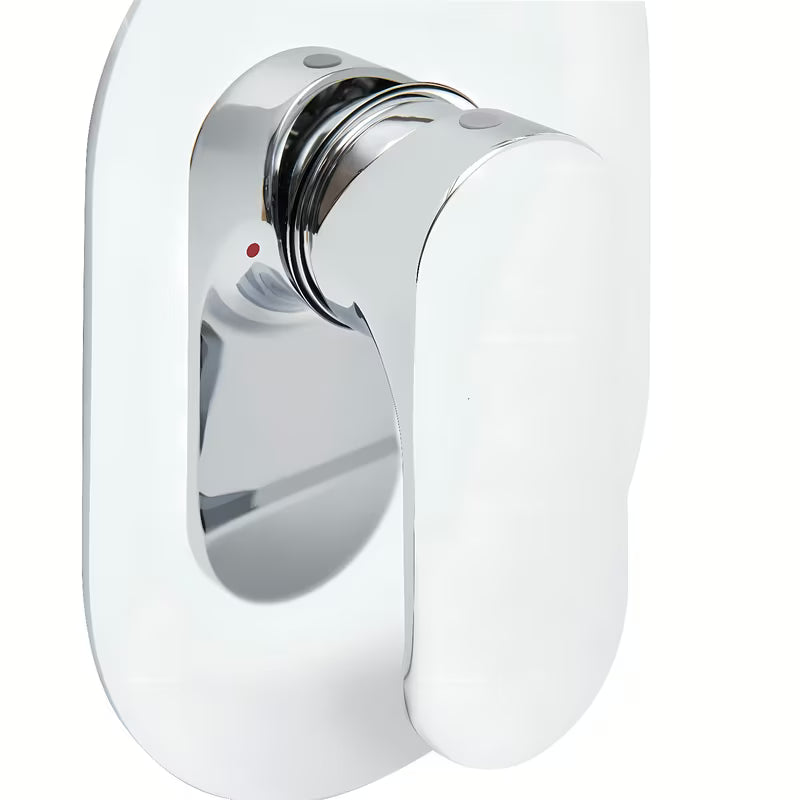 Podometna enoročna armatura za tuš SAT Fusion u kromiranoj izvedbi pro čist minimalistički izgled kupaonice.