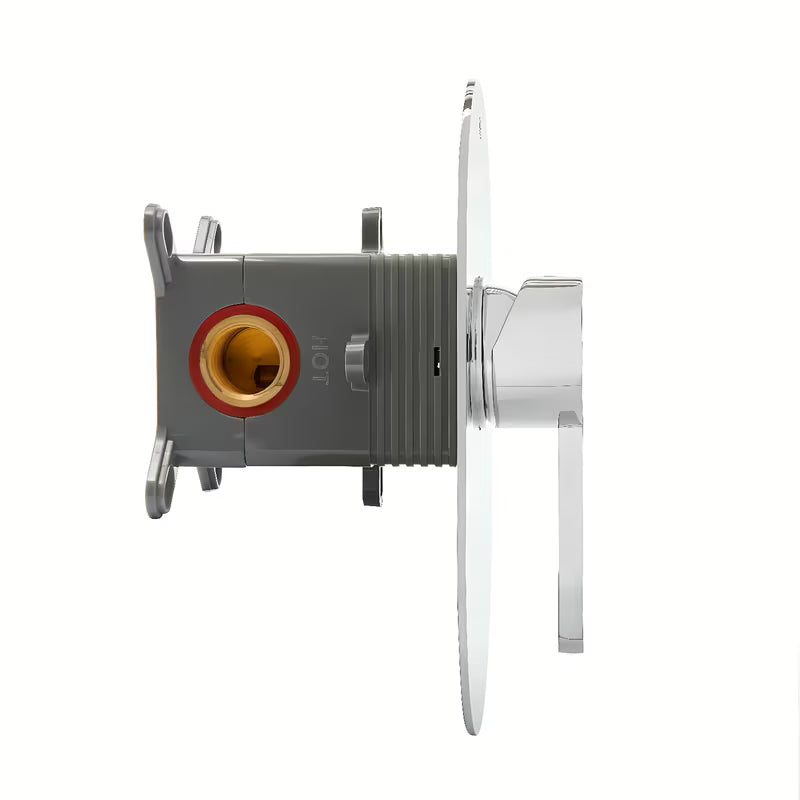 Podometna enoročna armatura za tuš SAT Fusion u krom izvedbi pro modernu kupaonicu