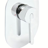 Podometna enoročna armatura za tuš SAT Fusion u krom izvedbi pro modernu kupaonicu