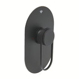 Podometna enoročna armatura za tuš SAT Fusion u mat crnoj boji pro modernu kupaonicu.