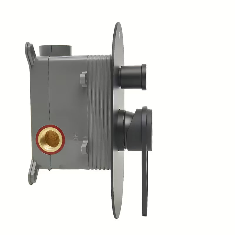 Podometna enoročna tuš i armatura za kad SAT Fusion u mat crnoj boji