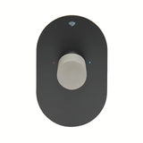 Podometna armatura za tuš SAT Fusion s mat završnom obradom i betonskom ručicom pro modernu industrijsku kupaonicu.