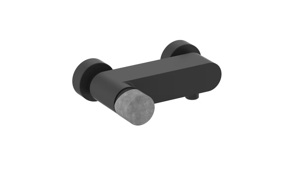 Enoročna armatura za tuš SAT Fusion brez tuš seta s ručicom u dekoru betona