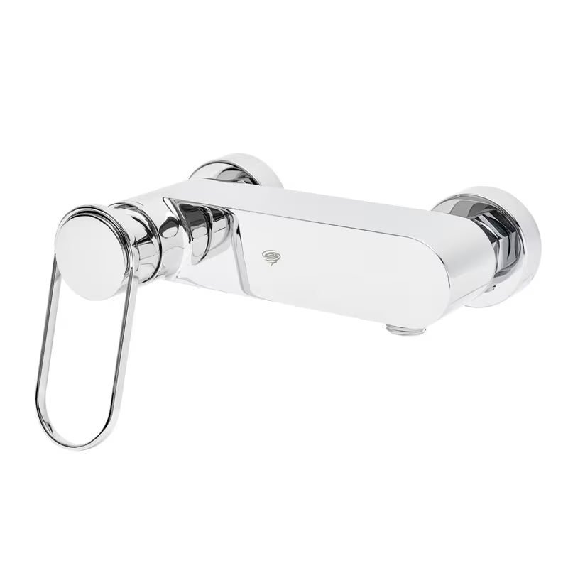 SAT Fusion stenska enoročna armatura za tuš s kosom ručicom u krom izvedbi