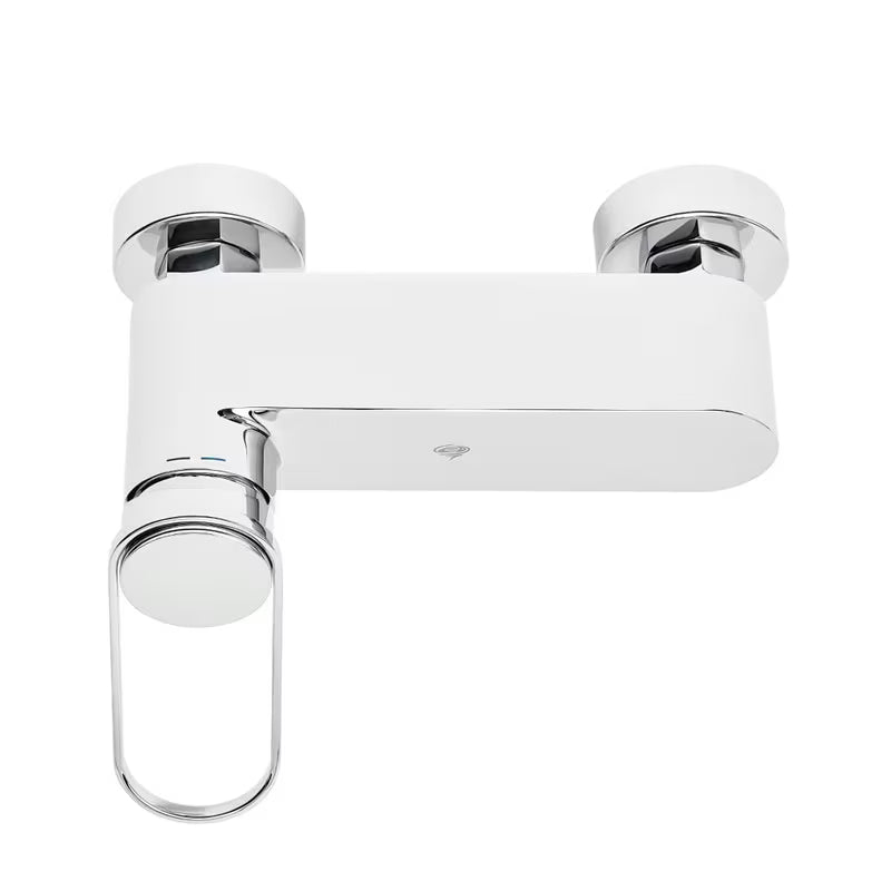 SAT Fusion stenska enoročna armatura za tuš s kosom ručicom u krom izvedbi