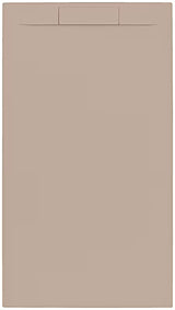 Pravokotna tuš kad SAT Fusion 160x90 cm od lijevanog mramora u boji moka