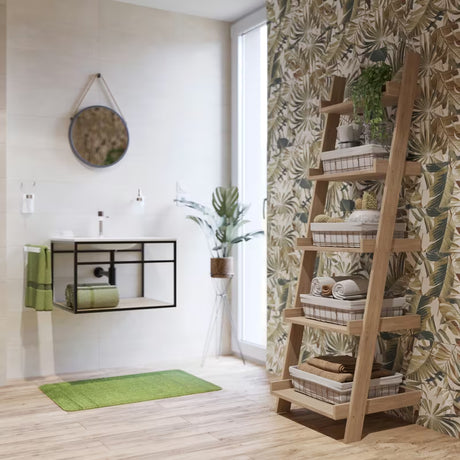 SAT Fusion armatura za umivalnik brez odtoka s ručicom u dekoru tamnog drva