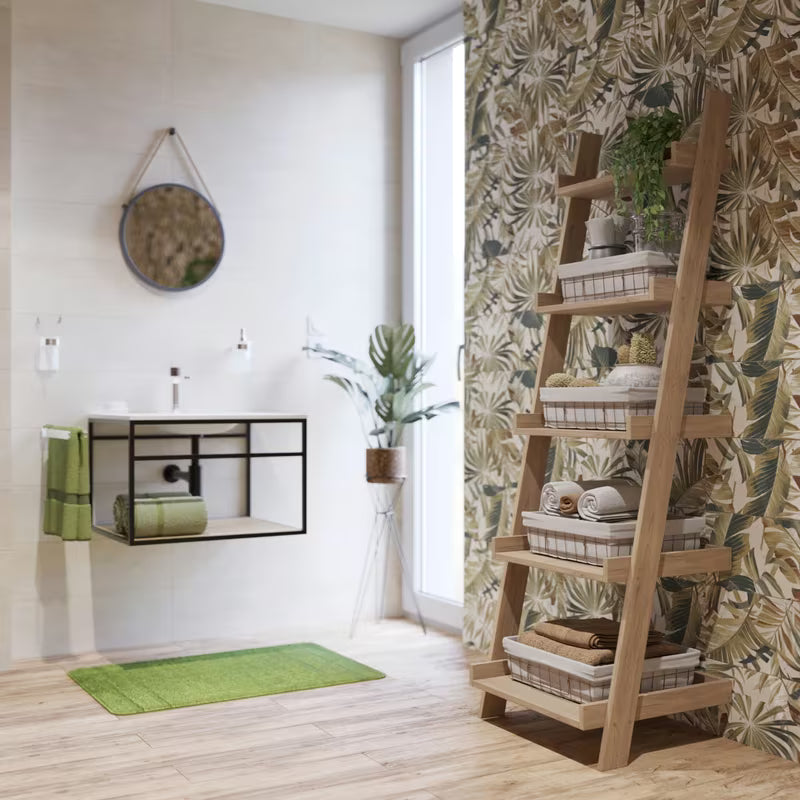 SAT Fusion armatura za umivalnik brez odtoka s ručicom u dekoru tamnog drva