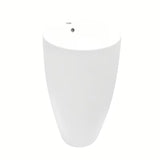 Samostoječi  keramički umivaonik SAT Fusion u bijeloj boji, promjera 50 cm