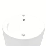 Samostoječi  keramički umivaonik SAT Fusion u bijeloj boji, promjera 50 cm