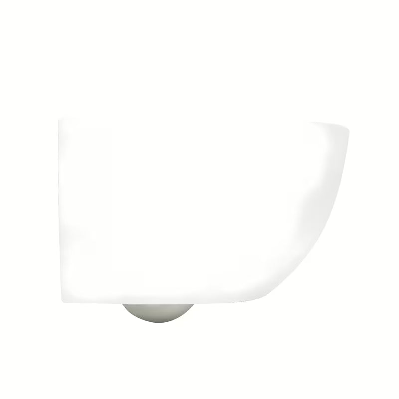 Viseči WC set SAT Fusion s vrtložnim ispiranjem, vodokotlićem, bijelom aktivacijskom tipkom i duroplast sjedalom