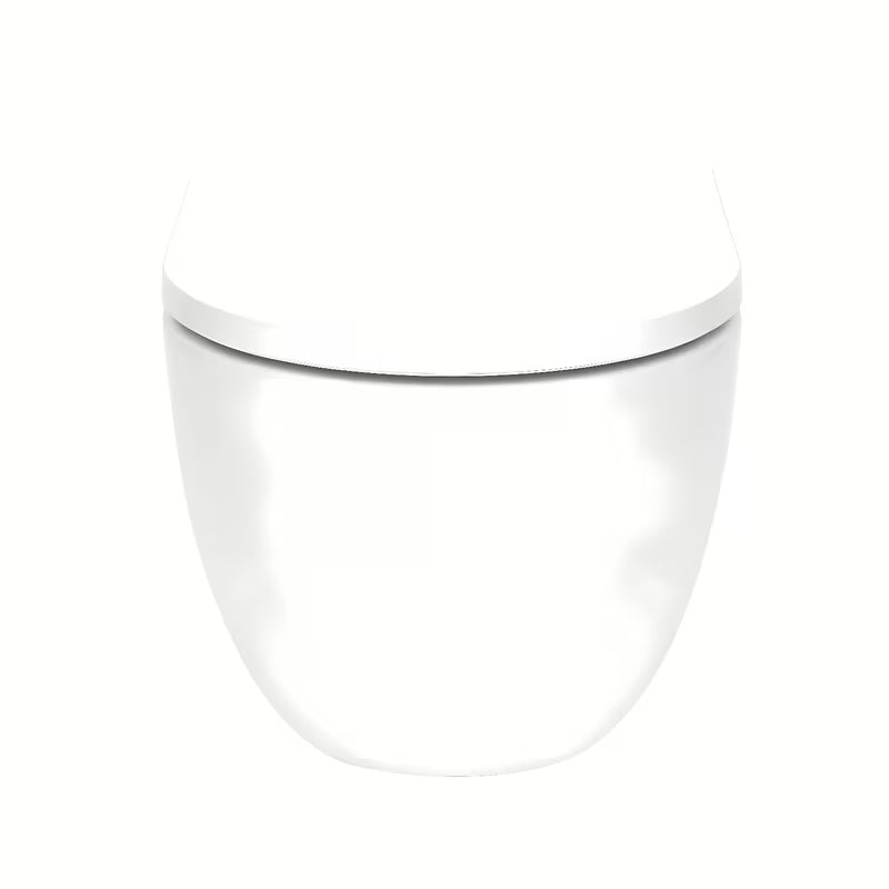 Viseči WC set SAT Fusion s ugradbenim modulom, WC školjka vodokotlićem, upravljačkom tipkom u sjajnom kromu i duroplastnim sjedalom.