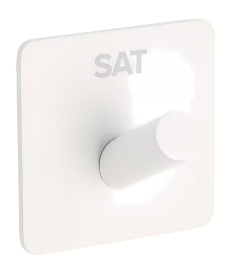 Bel samolepilno kavelj SAT iz nerjavečega jekla z mat površino za kopalnico