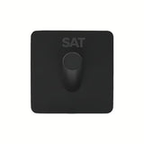 Mat črn samolepilno kavelj SAT iz nerjavečega jekla pro kopalnico