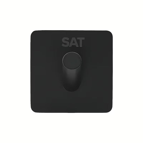 Mat črn samolepilno kavelj SAT iz nerjavečega jekla pro kopalnico