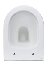 Viseča WC Školjka SAT Infinitio v mat beli barvi s skritim pritrjevanjem in sedežem mehko Zapiranje Soft Close.