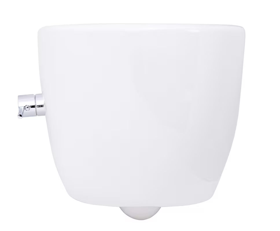 Viseča WC Školjka SAT Infinitio z integriranim bidejem, brezrobim Rim-Ex in sedežem mehko Zapiranje Soft Close v beli barvi