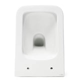 Bel viseča WC školjka SAT Infinitio pravokotne oblike s wc desko mehko Zapiranje Soft Close in skritim pritrjevanjem