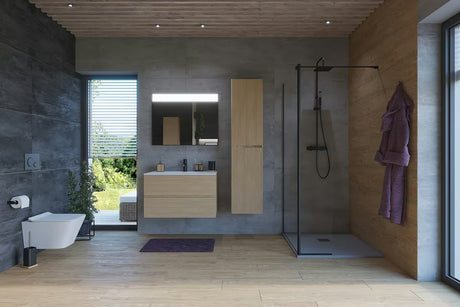 Bel viseča WC školjka SAT Infinitio pravokotne oblike s wc desko mehko Zapiranje Soft Close in skritim pritrjevanjem