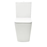 Bel samostoječi  WC monoblok SAT Infinitio brez splakovalnega kroga s wc desko in varčnim splakovanjem DualFlush