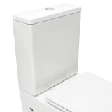 Bel samostoječi  WC monoblok SAT Infinitio brez splakovalnega kroga s wc desko in varčnim splakovanjem DualFlush