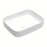 Mat beli tankostenski umivalnik na ploščo SAT Infinitio 50x39 cm brez preliva