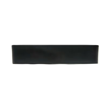 Mat črn keramični umivalnik na ploščo SAT Infinitio 50x40 cm brez preliva