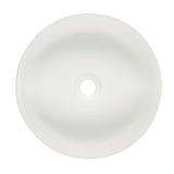 Mat bijeli tankostijeni keramički umivalnik na ploščo SAT Infinitio 39x39 cm