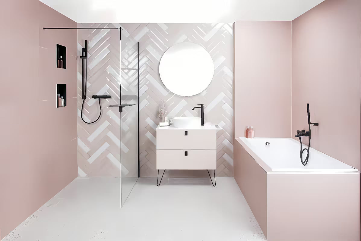 Mat bijeli tankostijeni keramički umivalnik na ploščo SAT Infinitio 39x39 cm