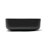 Mat crni keramički umivalnik na ploščo SAT Infinitio brez preliva, 50x39 cm