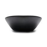 Mat crni keramički umivalnik na ploščo SAT Infinitio brez preliva 61,5x36 cm