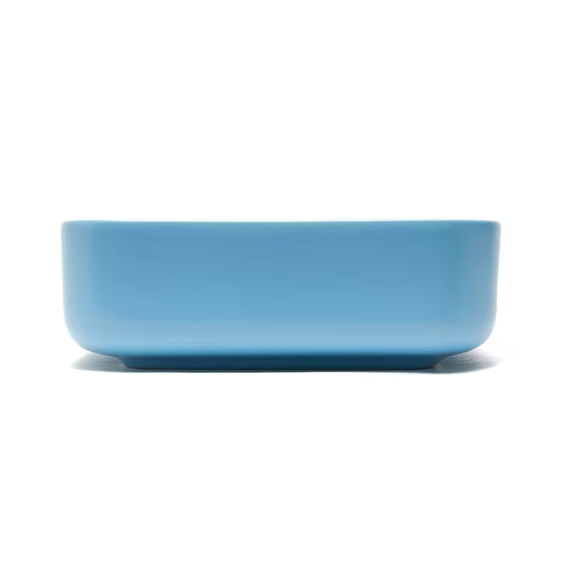 SAT Infinitio keramički umivalnik na ploščo brez preliva 50x39 cm u mat plavoj boji