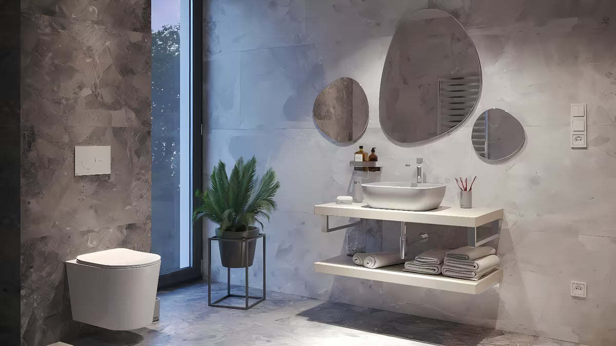 Mat bijeli keramički umivalnik na ploščo SAT Infinitio brez preliva dimenzija 45,5x32,5 cm.