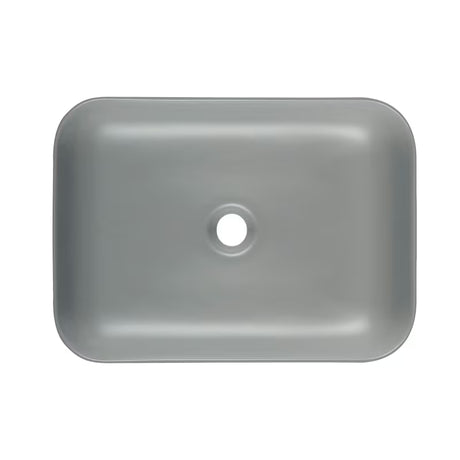 SAT Infinitio keramički umivalnik na ploščo brez preliva u tamnozelenoj mat boji, 45,5x32,5 cm.