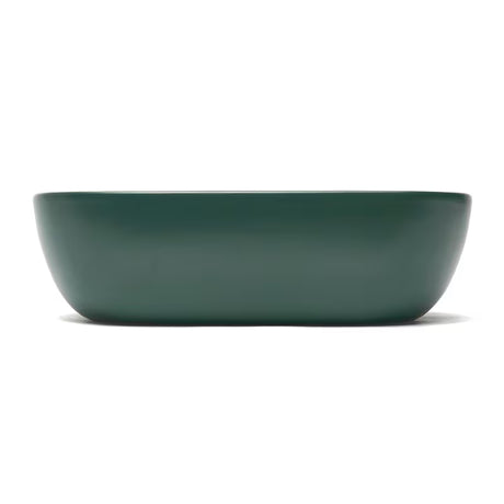 SAT Infinitio keramički umivalnik na ploščo brez preliva u tamnozelenoj mat boji, 45,5x32,5 cm.