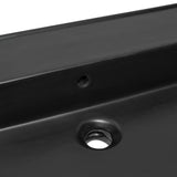 Viseči umivalnik SAT Infinitio u mat crnoj izvedbi s mogućnošću montaže i na pult