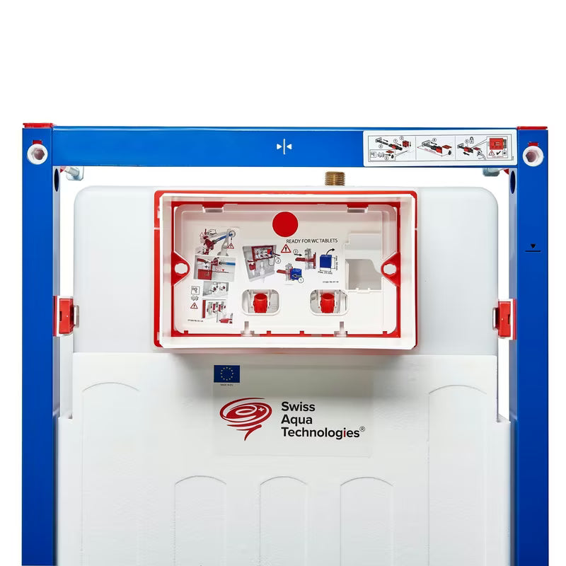 Viseči WC set SAT Infinitio s podžbuknim vodokotlićem, tipkom za ispiranje i sjedalom s mehko Zapiranje Soft Close