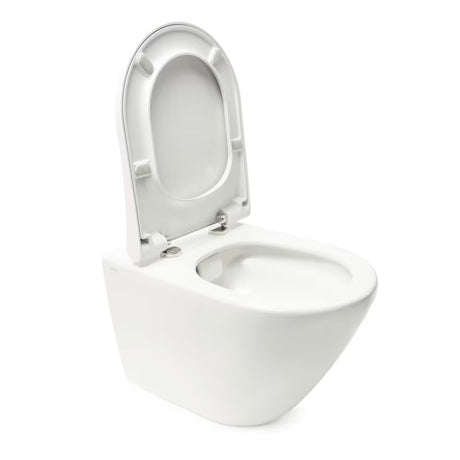 Viseči WC set vitra Integra z montažnim modulom, splakovalnikom, duroplastno WC-desko mehko Zapiranje Soft Close in belim tipkalom
