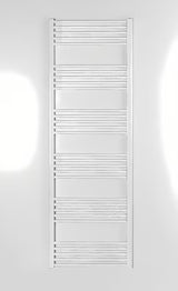 Bel kombiniran radiator SAT KD 180x60 cm s stranskim priklopom na razmak.