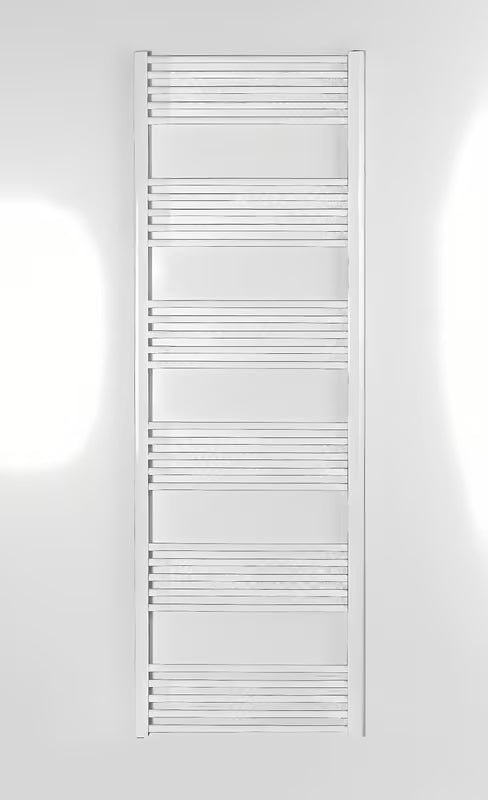Bel kombiniran radiator SAT KD 180x60 cm s stranskim priklopom na razmak.