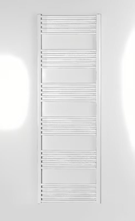 Bel kombiniran radiator SAT KD 180x60 cm s stranskim priklopom na razmak.