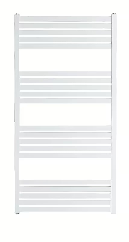 Bel kombiniran radiator SAT Kh dimenzije 45x120 cm s stranskim priklopom na razmak.